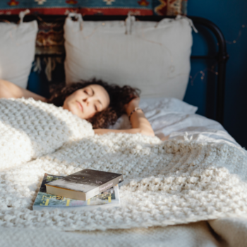 Woman in Sleep Position